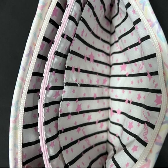 Betsey Johnson Pink Confetti/Sprinkles Cat Wristlet Wallet - Picture 4 of 5